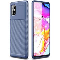 Púzdro FOCUS CARBON CASE pre SAMSUNG GALAXY A51 (A515F) - modré