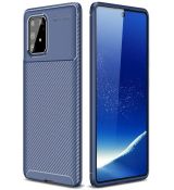 Púzdro FOCUS CARBON CASE pre SAMSUNG GALAXY S10 LITE (G770F) - modré