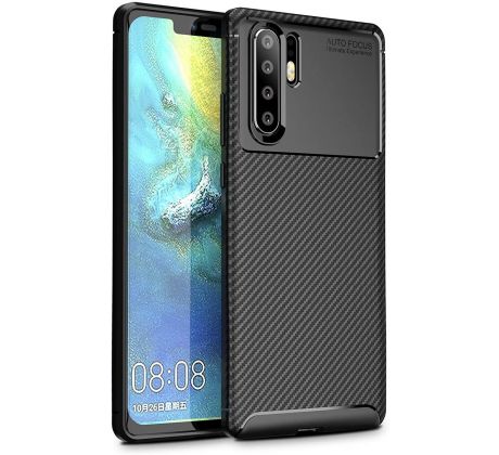 Púzdro FOCUS CARBON CASE pre HUAWEI P30 PRO - čierne