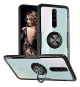 Púzdro CARBON RING CASE pre XIAOMI REDMi 9 - čierne