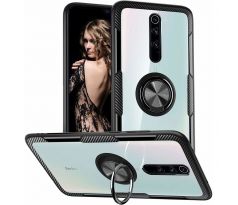 Púzdro CARBON RING CASE pre XIAOMI REDMi 9 - čierne
