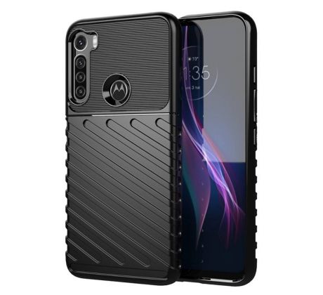 Púzdro (Zadný kryt) THUNDER ARMOR pre MOTOROLA ONE FUSION PLUS - čierne