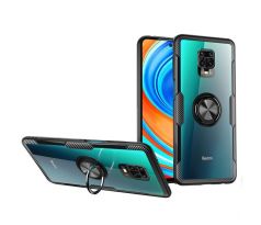 Púzdro CARBON RING CASE pre XIAOMI REDMi NOTE 9 - čierne