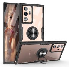 Púzdro CARBON RING CASE  pre SAMSUNG GALAXY NOTE 20 ULTRA - čierne