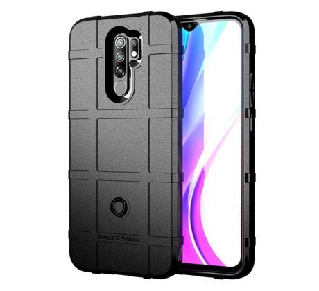 Púzdro (Zadný kryt) RUGGED SHIELD pre XIAOMI REDMI 9 - čierne