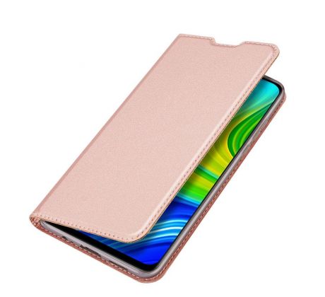 Púzdro knižkové DUX DUCIS PRO SKIN SERIES pre XIAOMI REDMI NOTE 9 - ružové