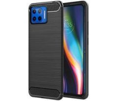 Púzdro CARBON CASE pre  MOTOROLA MOTO G G5 PLUS - čierne