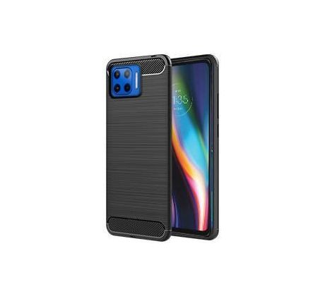 Púzdro CARBON CASE pre  MOTOROLA MOTO G G5 PLUS - čierne