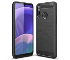 Púzdro CARBON CASE pre SAMSUNG GALAXY A20s (A207F) - čierne