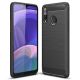 Púzdro CARBON CASE pre SAMSUNG GALAXY A20s (A207F) - čierne