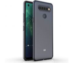 Púzdro SILIKÓNOVÉ BACK GEL MATT pre LG K41s/LG K51s - transparentné