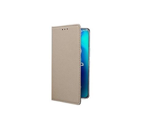 Púzdro knižkové SMART BOOK CASE pre MOTOROLA MOTO G8 POWER LITE - zlaté