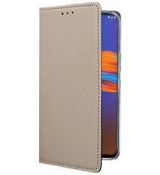 Púzdro knižkové SMART BOOK CASE pre MOTOROLA MOTO E6S - zlaté