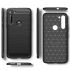 Púzdro CARBON CASE pre MOTOROLA MOTO G8 - čierne
