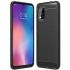 Púzdro CARBON CASE pre XIAOMI Mi 10 LITE - čierne