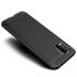 Púzdro CARBON CASE pre XIAOMI Mi 10 LITE - čierne