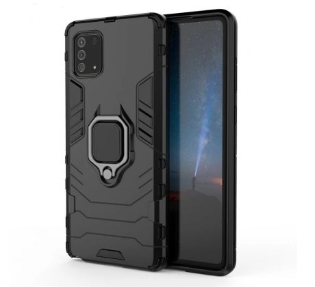 Púzdro ARMOR RING CASE  pre SAMSUNG GALAXY NOTE 10 LITE (N770F) - čierne