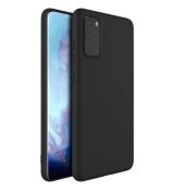 Púzdro SILIKÓNOVÉ BACK GEL MATT pre SAMSUNG GALAXY S20 FE/S20 LITE - čierne