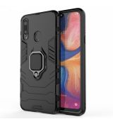 Púzdro ARMOR RING CASE  pre SAMSUNG GALAXY A20s (A207F) - čierne