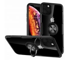 Púzdro CARBON RING CASE pre APPLE IPHONE 11 PRO 5,8" - čierne