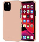 Púzdro MERCURY SOFT FEELING TPU pre APPLE IPHONE 11 6,1"  - pieskové