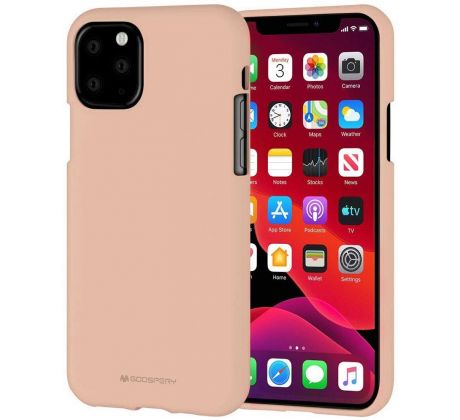 Púzdro MERCURY SOFT FEELING TPU pre APPLE IPHONE 11 6,1"  - pieskové