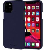 Púzdro MERCURY SOFT FEELING TPU pre APPLE IPHONE 11 PRO MAX 6,5"  - modré