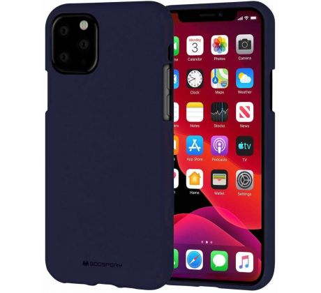 Púzdro MERCURY SOFT FEELING TPU pre APPLE IPHONE 11 PRO MAX 6,5"  - modré