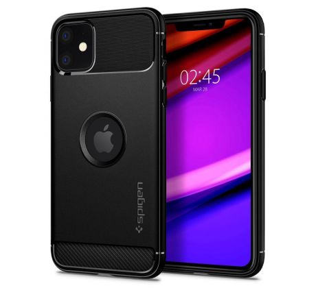 Púzdro SPIGEN RUGGED ARMOR™ pre APPLE IPHONE 11 6,1" - čierne