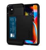 Púzdro SPIGEN SLIM ARMOR CS™ pre APPLE IPHONE 11 6,1" - čierne