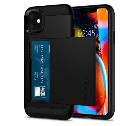 Púzdro SPIGEN SLIM ARMOR CS™  pre APPLE IPHONE 11 6,1" - čierne