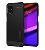 Púzdro SPIGEN RUGGED ARMOR™ pre SAMSUNG GALAXY M31S (M317F) - čierne