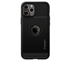 Púzdro SPIGEN RUGGED ARMOR™ pre APPLE IPHONE 12/12 PRO - čierne