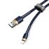 Kábel BASEUS CAFULE pre iPHONE LIGHTNING 8pin1,5A 2 metre - zlato modrý