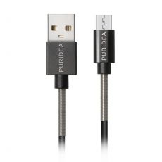 Kábel PURIDEA L18 2,4A LIGHTNING 8pin 2 metre - čierny