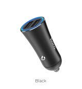 Autonabíjačka HOCO Z30 2 xUSB 3,1A - čierna