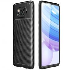 Púzdro FOCUS CARBON CASE pre XIAOMI POCO X3 - čierne