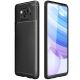 Púzdro FOCUS CARBON CASE pre XIAOMI POCO X3 - čierne
