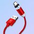 Kábel magnetický MICRO USB 3A KAKU HEDONG (KSC-306) - červený