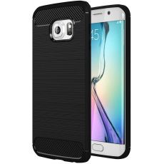 Púzdro CARBON CASE pre SAMSUNG GALAXY S6 EDGE (G925F) - čierne