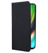 Púzdro knižkové SMART BOOK CASE pre MOTOROLA MOTO G9 PLUS - čierne