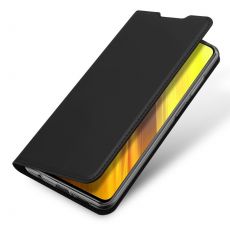 Púzdro knižkové DUX DUCIS PRO SKIN SERIES pre XIAOMI POCO X3 NFC - čierne