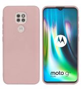 Zadný kryt SILICONE CASE  pre MOTOROLA MOTO G9 PLAY/E7 PLUS - ružové