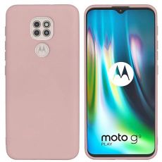 Zadný kryt SILICONE CASE  pre MOTOROLA MOTO G9 PLAY/E7 PLUS - ružové