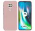 Zadný kryt SILICONE CASE  pre MOTOROLA MOTO G9 PLAY/E7 PLUS - ružové