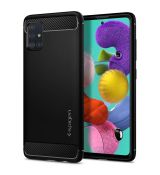Púzdro SPIGEN RUGGED ARMOR™ pre SAMSUNG GALAXY A51 (A515F) - čierne