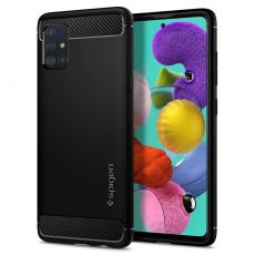 Púzdro SPIGEN RUGGED ARMOR™ pre SAMSUNG GALAXY A71 (A715F) - čierne