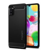 Púzdro SPIGEN RUGGED ARMOR™ pre SAMSUNG GALAXY A41 (A415F) - čierne