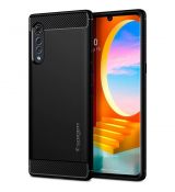 Púzdro SPIGEN RUGGED ARMOR™ pre LG VELVET - čierne
