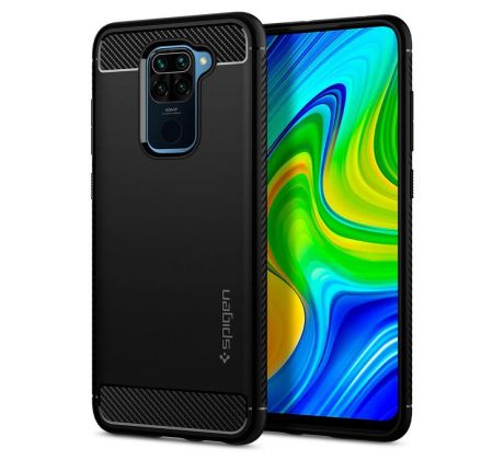 Púzdro SPIGEN RUGGED ARMOR™ pre XIAOMI REDMi NOTE 9 - čierne